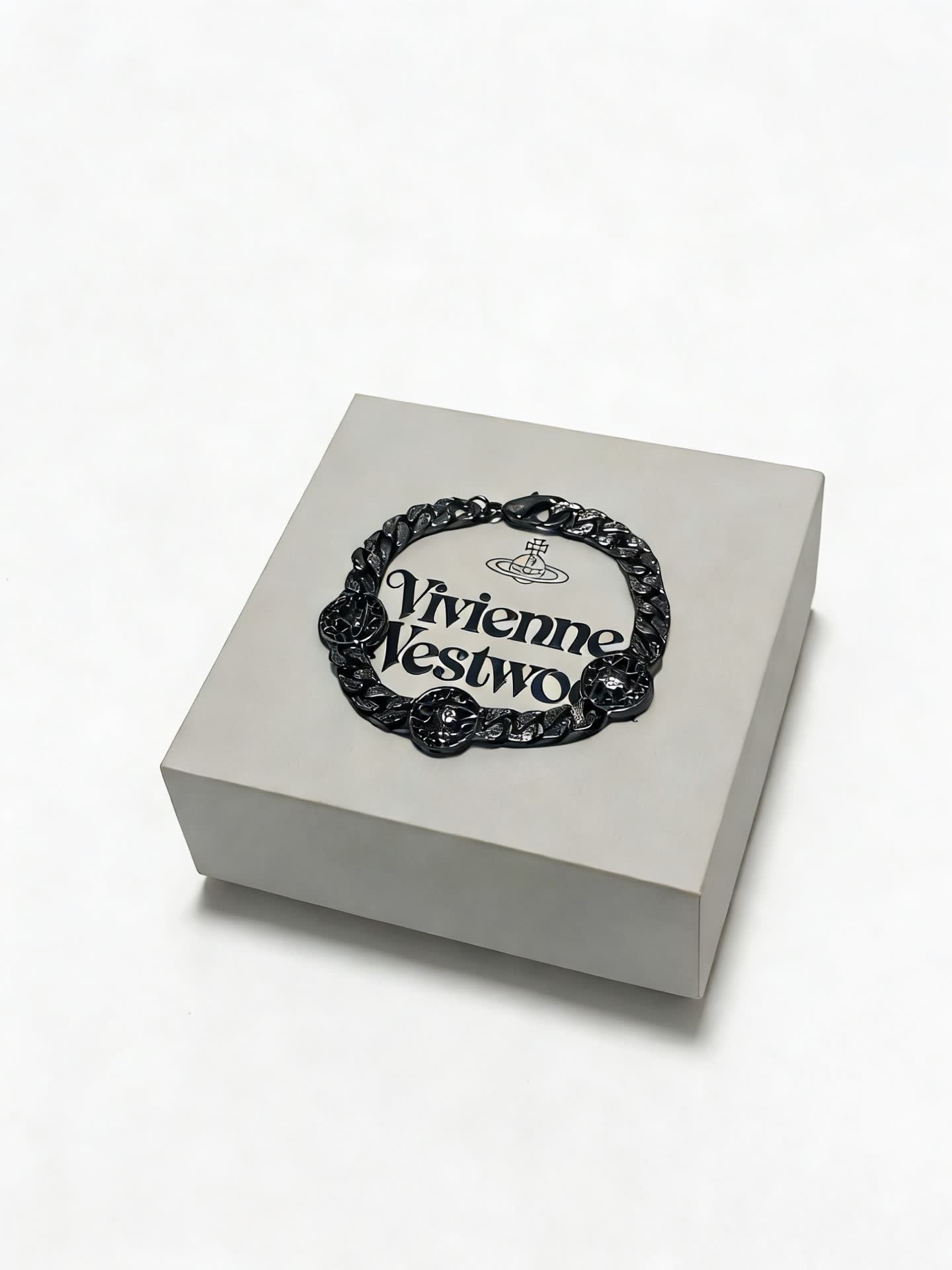 Vivienne Westwood Black Chain Bracelet